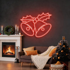 Christmas Bells Neon Sign
