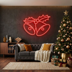 Christmas Bells Neon Sign