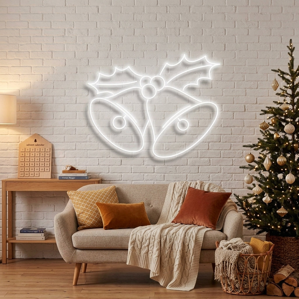 Christmas Bells Neon Sign