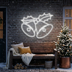 Christmas Bells Neon Sign