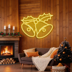 Christmas Bells Neon Sign