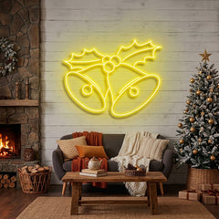 Christmas Bells Neon Sign