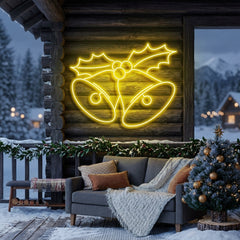 Christmas Bells Neon Sign