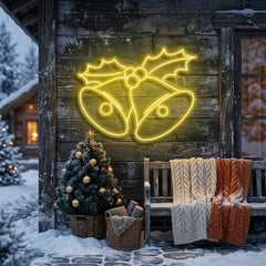 Christmas Bells Neon Sign