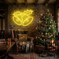Christmas Bells Neon Sign