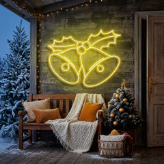 Christmas Bells Neon Sign