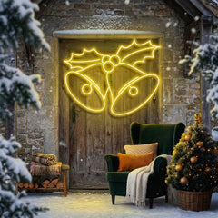 Christmas Bells Neon Sign