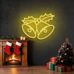 Christmas Bells Neon Sign