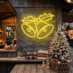 Christmas Bells Neon Sign