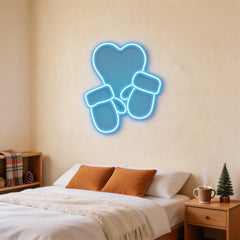Christmas Gloves Neon Sign