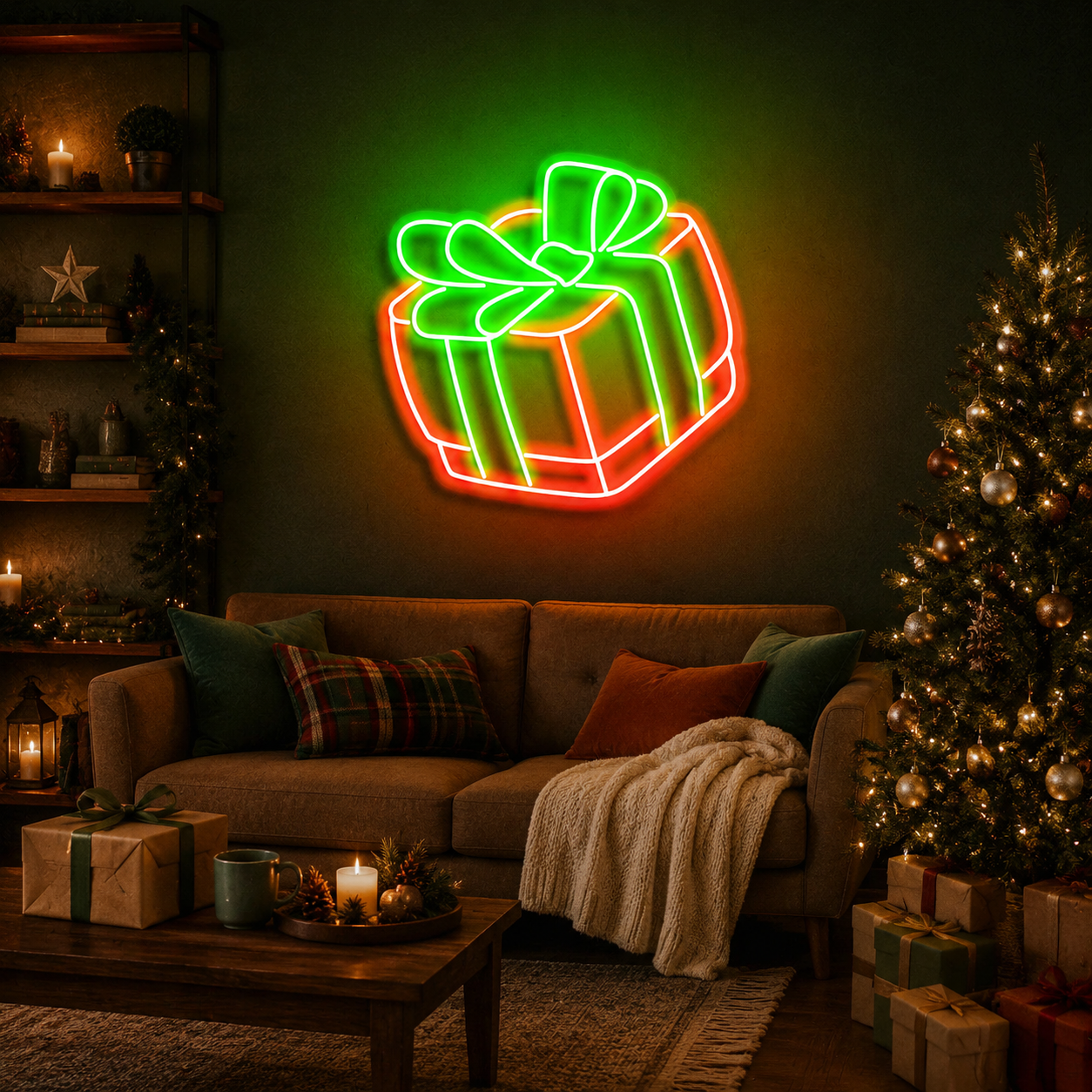 Christmas Gift Neon Sign