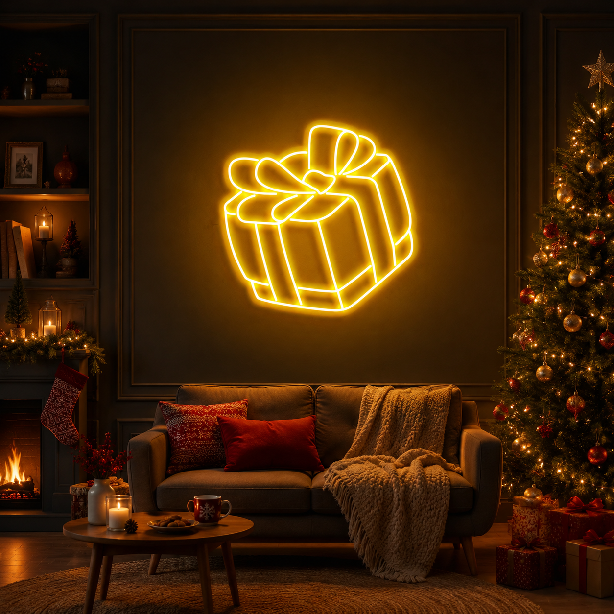 Christmas Gift Neon Sign