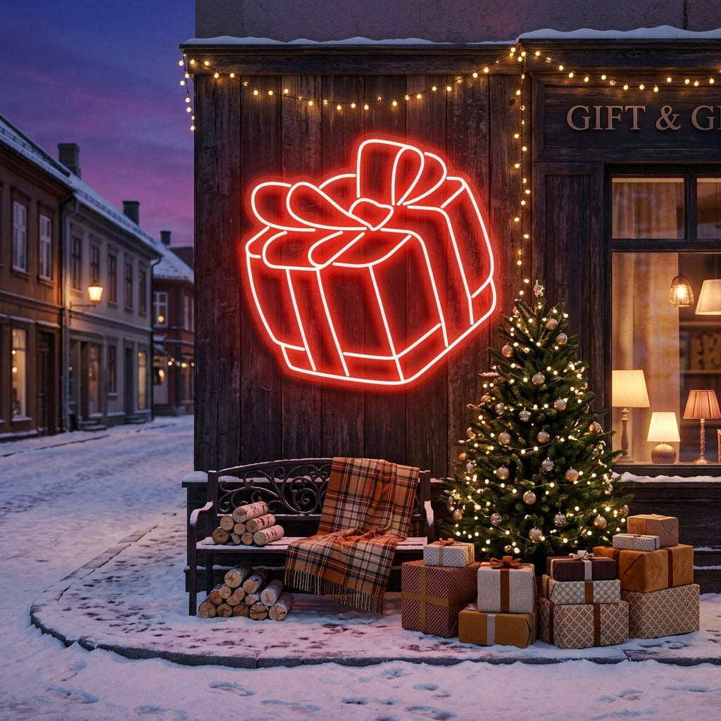 Christmas Gift Neon Sign