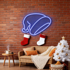 Christmas Hat Neon Sign