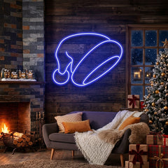 Christmas Hat Neon Sign