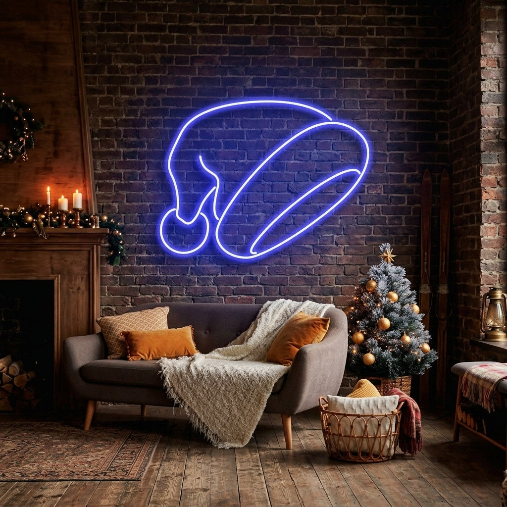 Christmas Hat Neon Sign