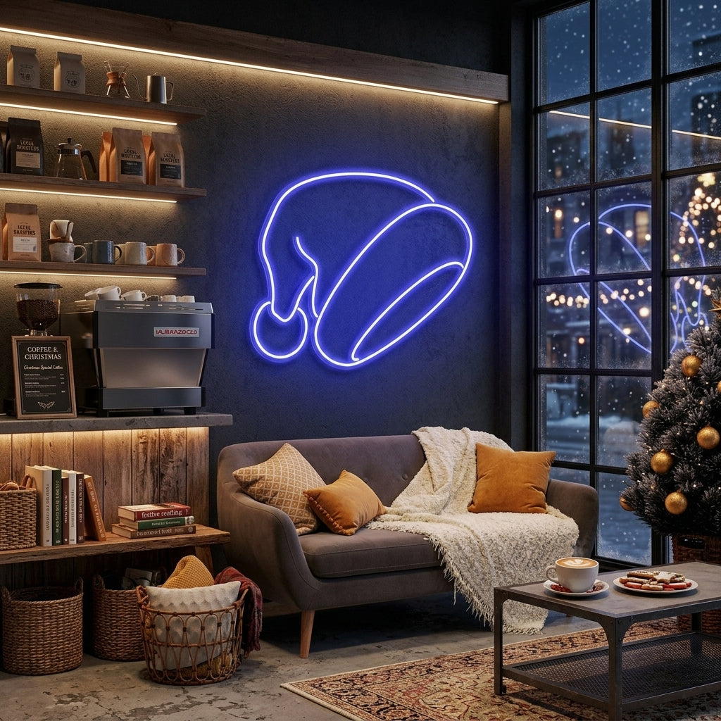 Christmas Hat Neon Sign