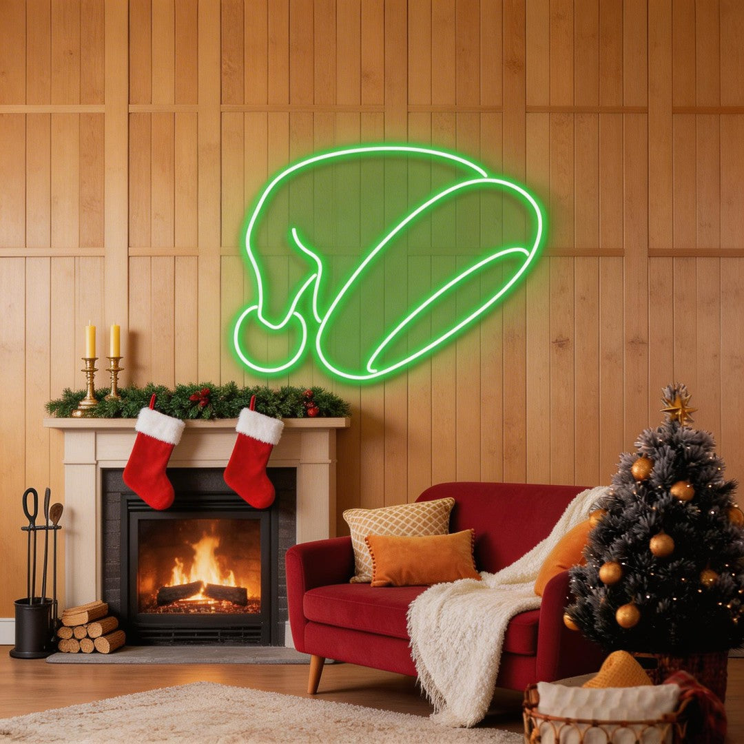 Christmas Hat Neon Sign