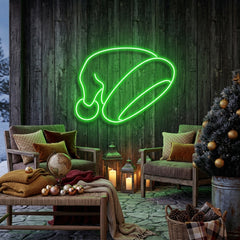 Christmas Hat Neon Sign