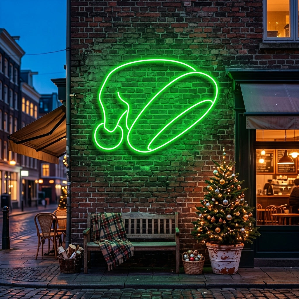 Christmas Hat Neon Sign