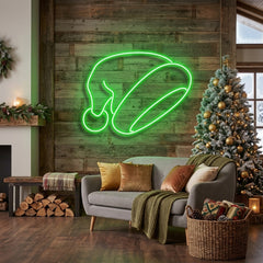 Christmas Hat Neon Sign