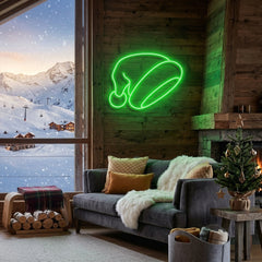 Christmas Hat Neon Sign
