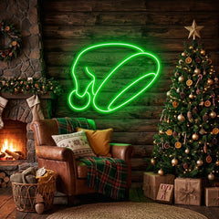 Christmas Hat Neon Sign