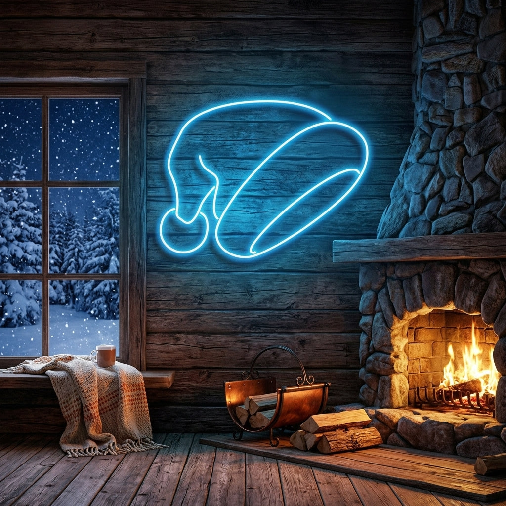 Christmas Hat Neon Sign