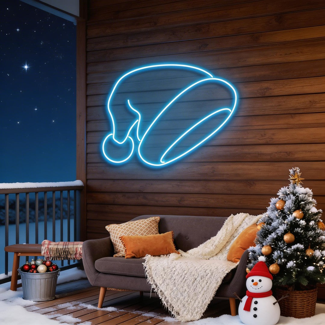 Christmas Hat Neon Sign