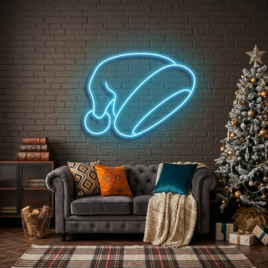 Christmas Hat Neon Sign