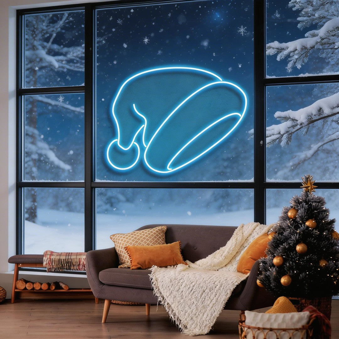 Christmas Hat Neon Sign