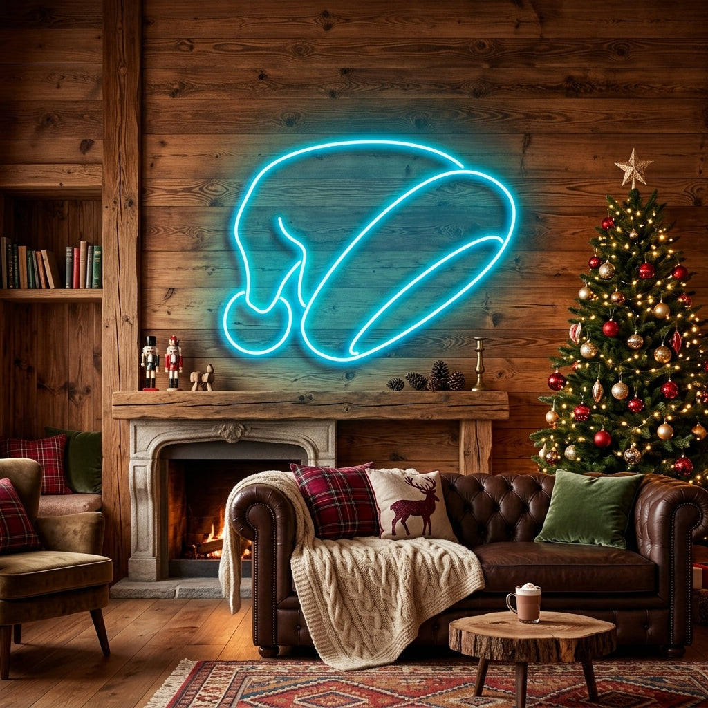 Christmas Hat Neon Sign