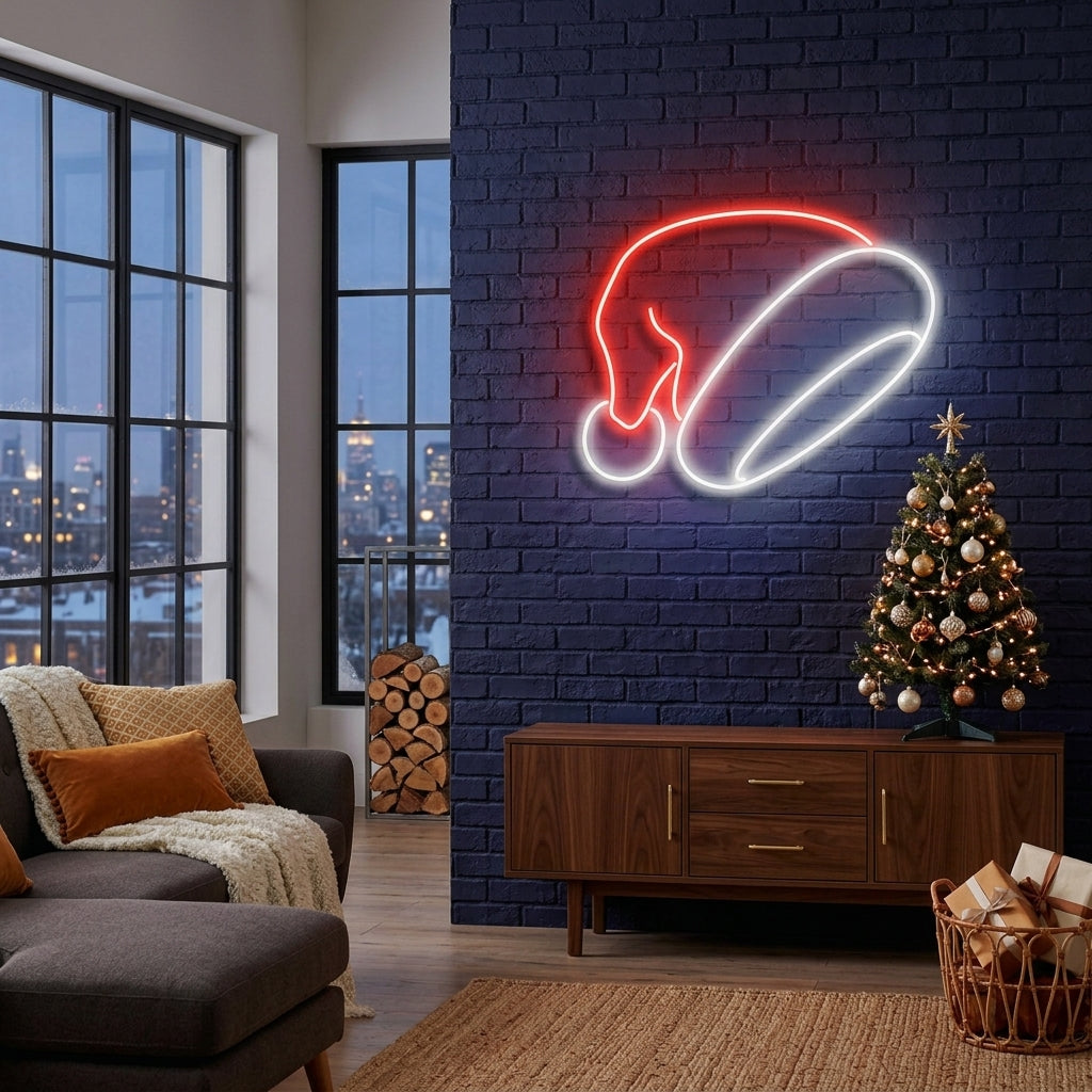 Christmas Hat Neon Sign