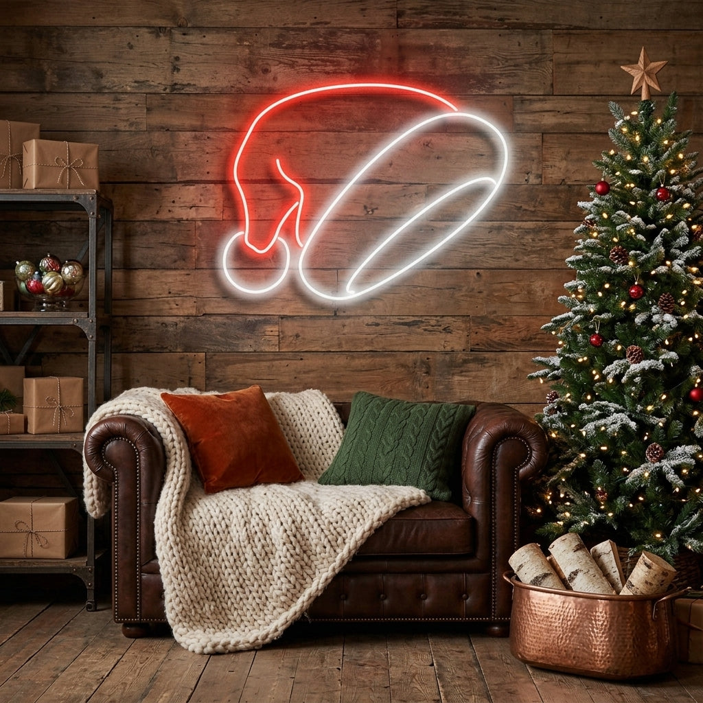 Christmas Hat Neon Sign