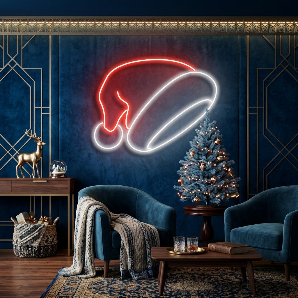 Christmas Hat Neon Sign