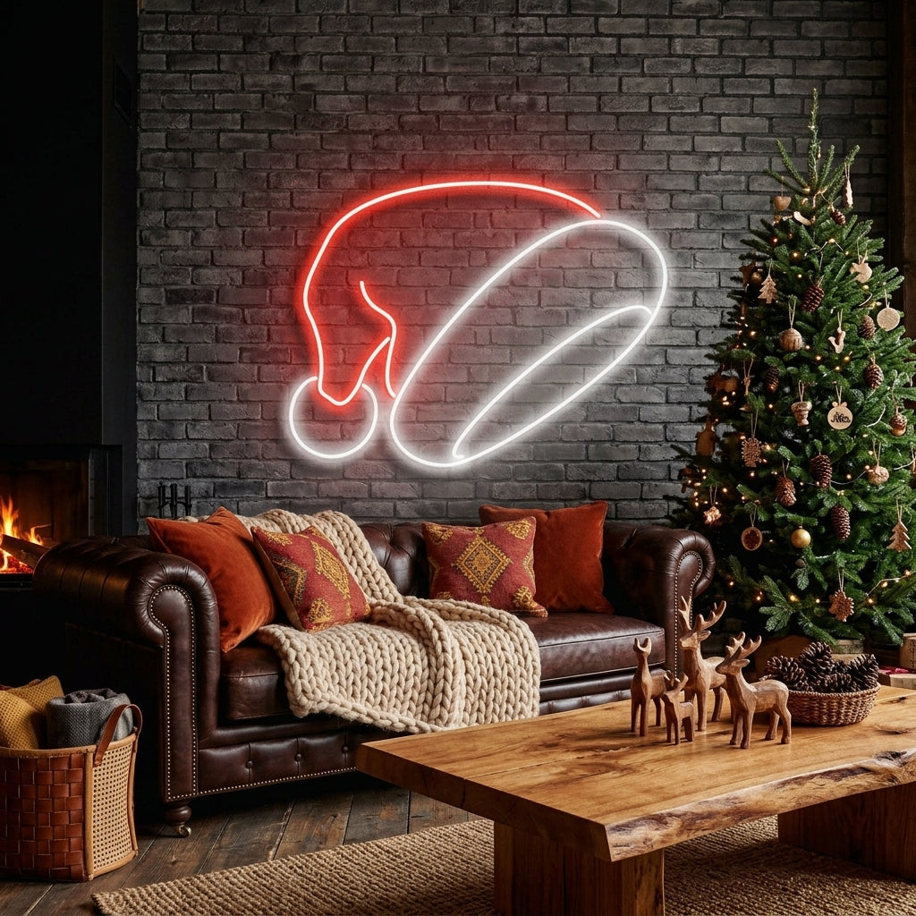 Christmas Hat Neon Sign