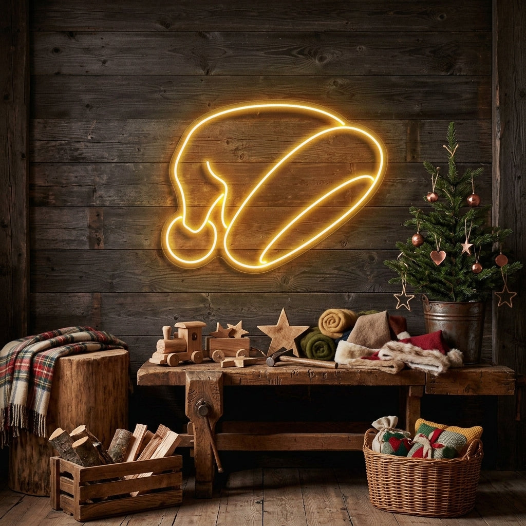 Christmas Hat Neon Sign