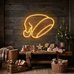 Christmas Hat Neon Sign