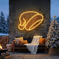 Christmas Hat Neon Sign