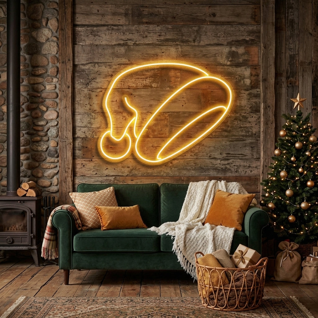 Christmas Hat Neon Sign