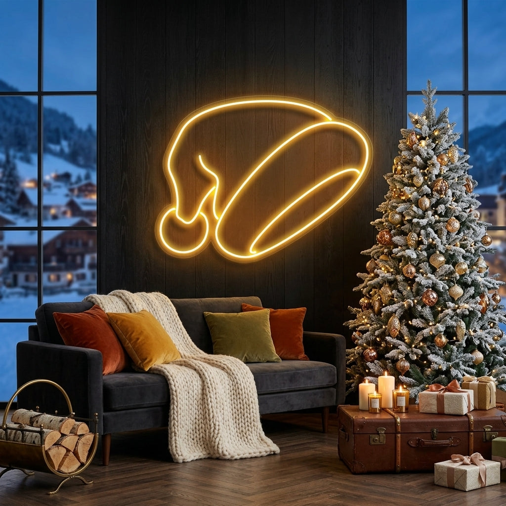Christmas Hat Neon Sign