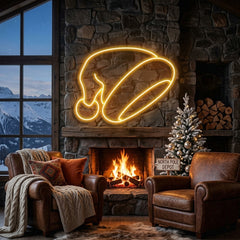Christmas Hat Neon Sign