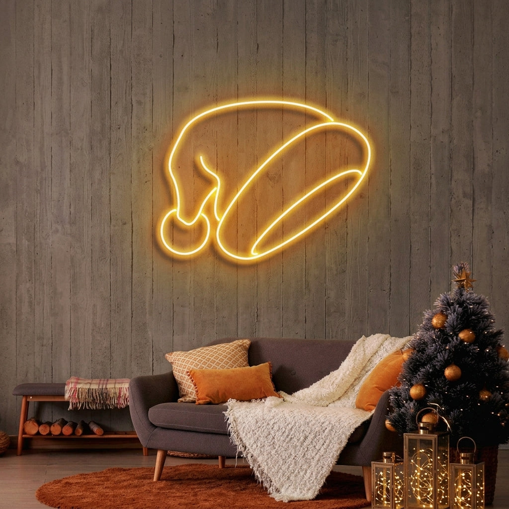 Christmas Hat Neon Sign