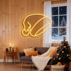 Christmas Hat Neon Sign