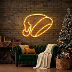 Christmas Hat Neon Sign