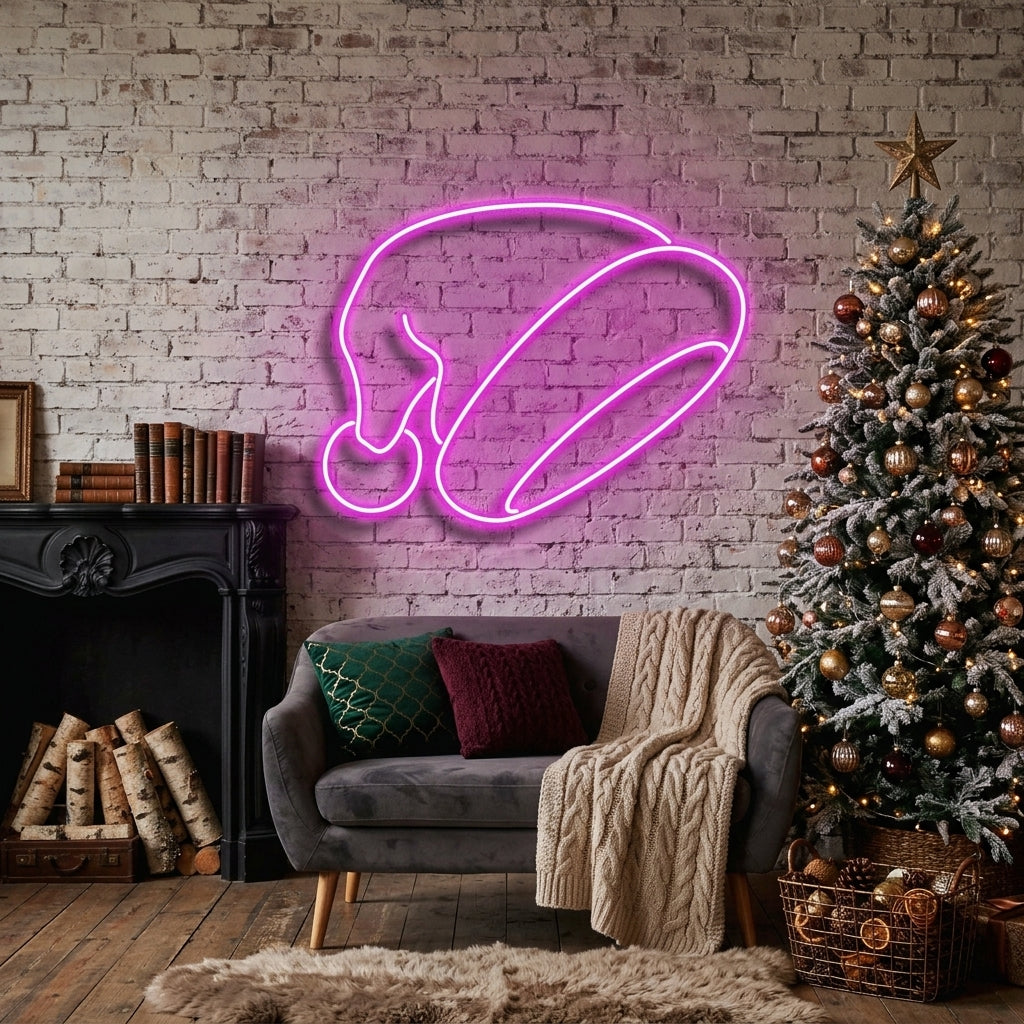 Christmas Hat Neon Sign