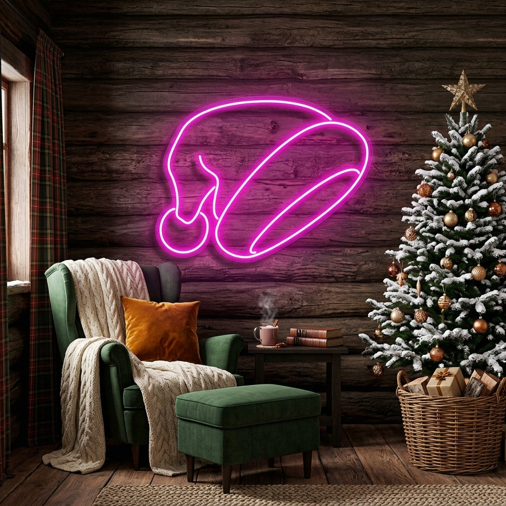 Christmas Hat Neon Sign