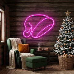 Christmas Hat Neon Sign
