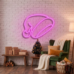 Christmas Hat Neon Sign