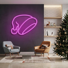 Christmas Hat Neon Sign